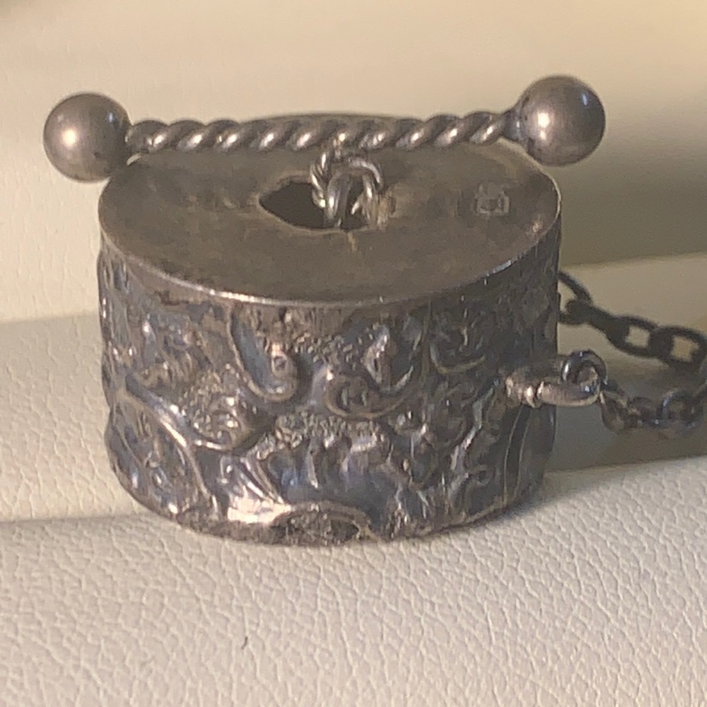 Sterling silver tape antique 1871